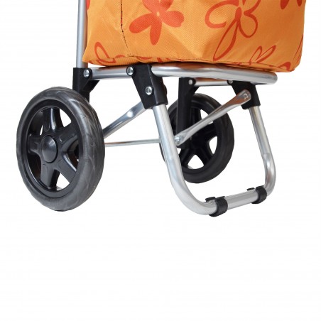 Flower Power - Orange - Chariot de course petit modèle Extra light
